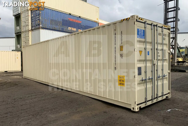 40' HIGH CUBE SHIPPING CONTAINER (STEEL FLOOR)