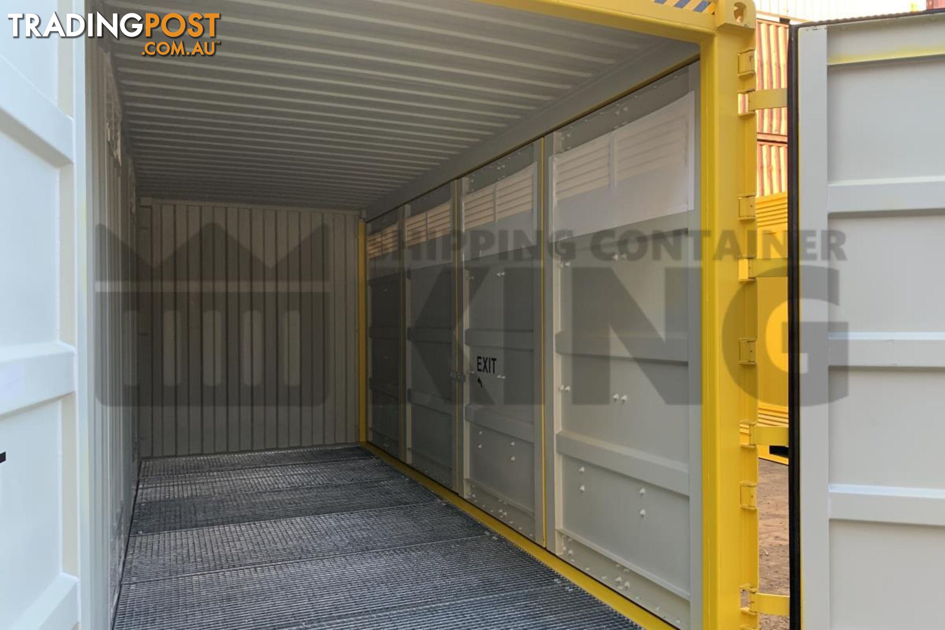 20' HIGH CUBE SIDE OPENING DANGEROUS GOODS SHIPPING CONTAINER - in Brisbane