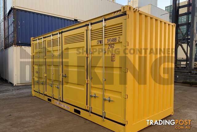 20' HIGH CUBE SIDE OPENING DANGEROUS GOODS SHIPPING CONTAINER - in Brisbane