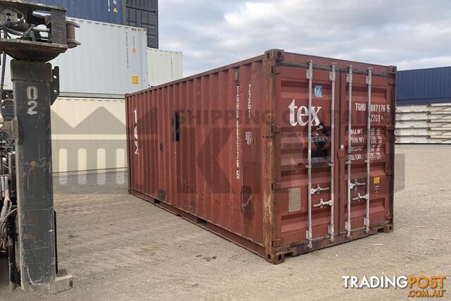 20' STANDARD HEIGHT SHIPPING CONTAINER - in Cairns