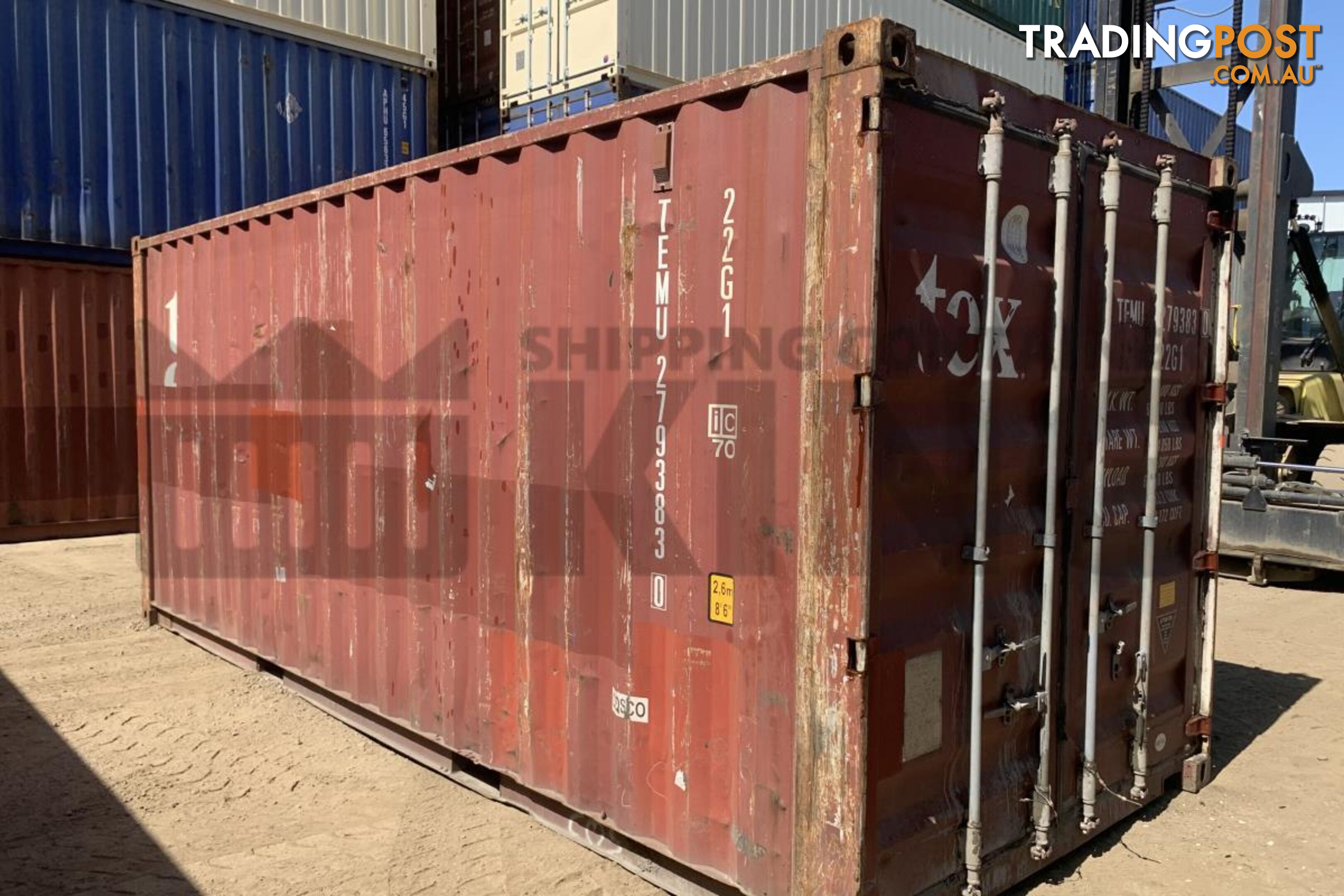 20' STANDARD HEIGHT SHIPPING CONTAINER - in Brisbane