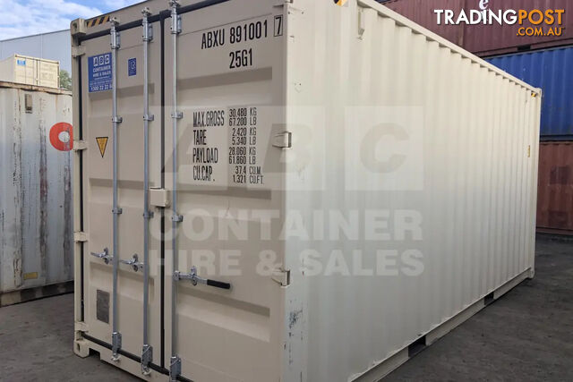 20' HIGH CUBE SHIPPING CONTAINER (STEEL FLOOR)