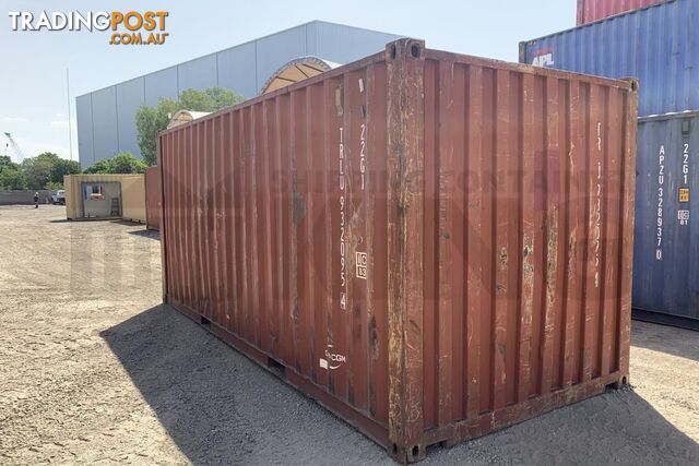 20' STANDARD HEIGHT SHIPPING CONTAINER - in Brisbane