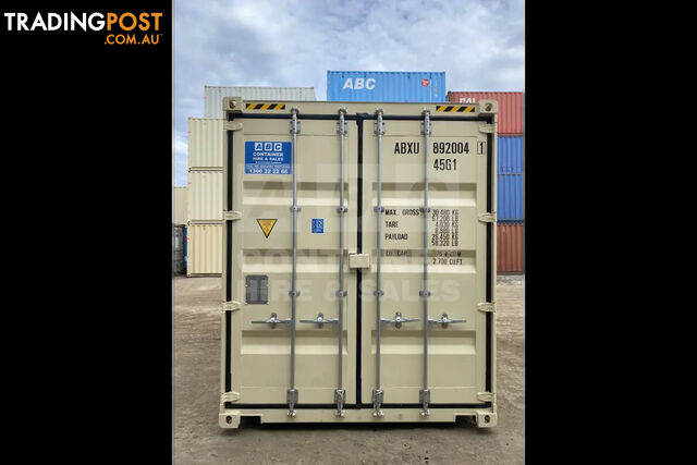 40' HIGH CUBE SHIPPING CONTAINER (STEEL FLOOR) - in Brisbane