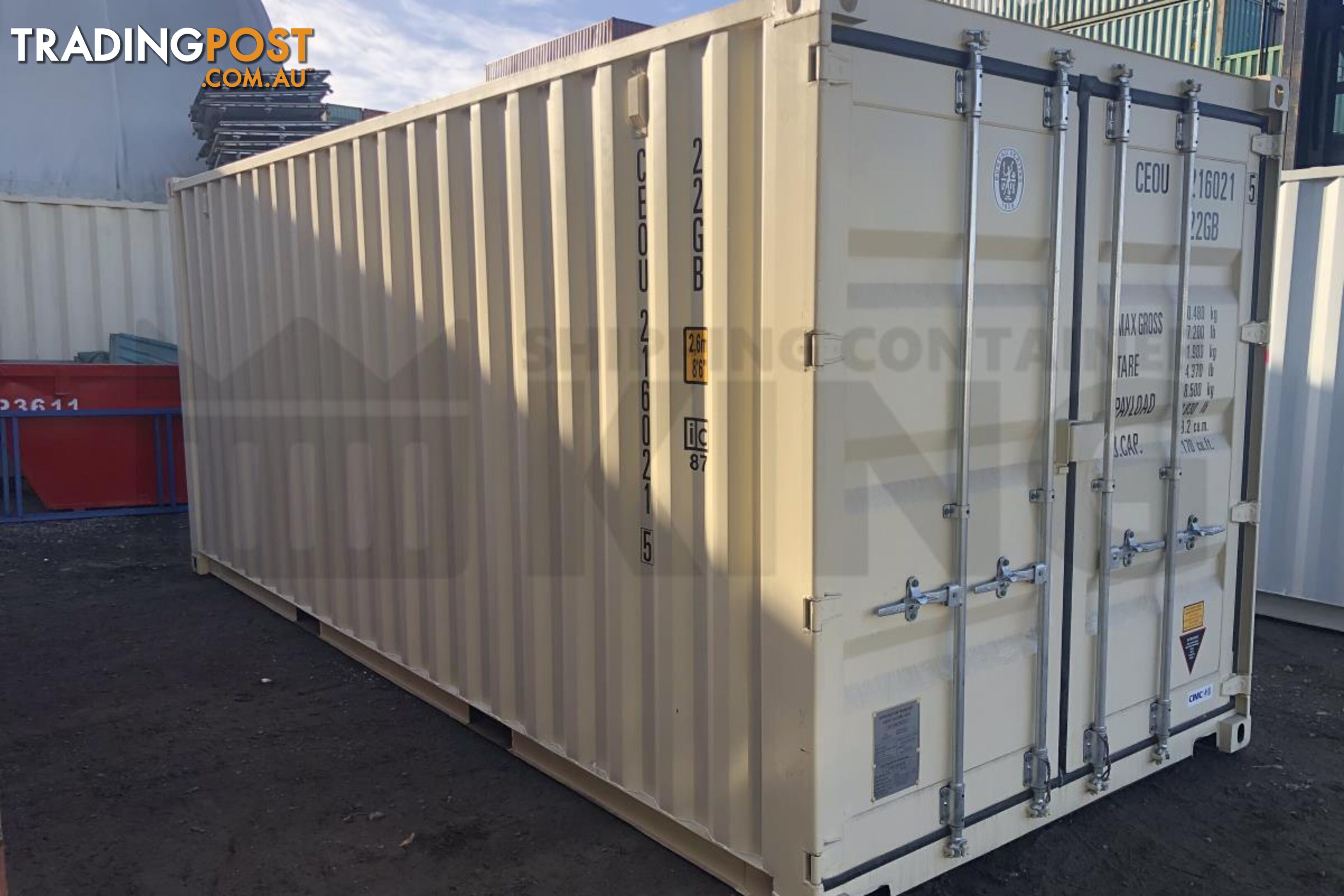 20' STANDARD HEIGHT SHIPPING CONTAINER - in Lismore