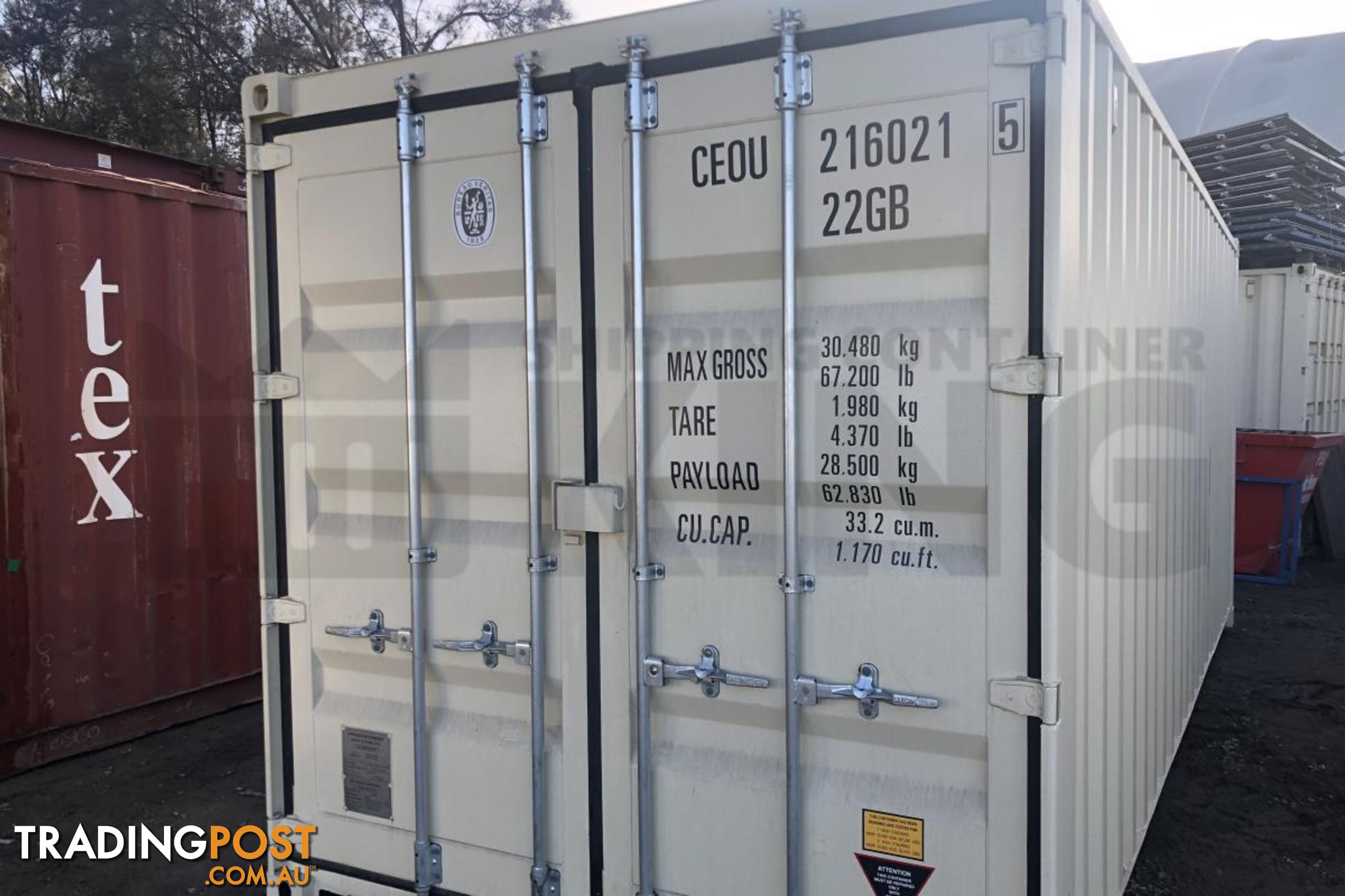 20' STANDARD HEIGHT SHIPPING CONTAINER - in Lismore