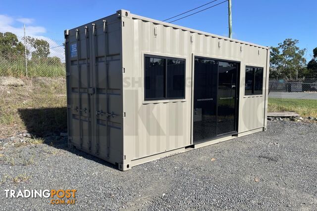 20' SHIPPING CONTAINER OFFICE "ACACIA" (HIGH END) - in Brisbane