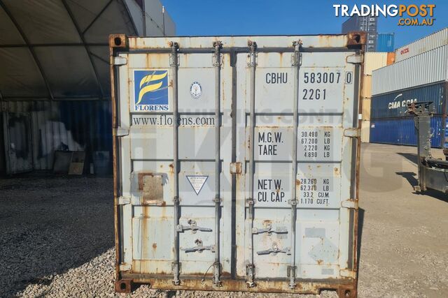 20' STANDARD HEIGHT SHIPPING CONTAINER - in Rockhampton