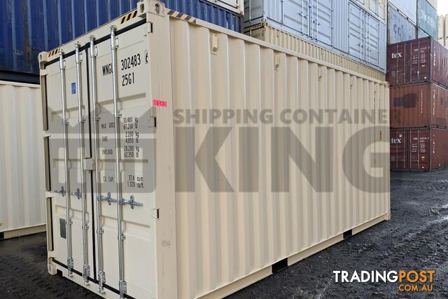 20' HIGH CUBE SHIPPING CONTAINER - in Emerald