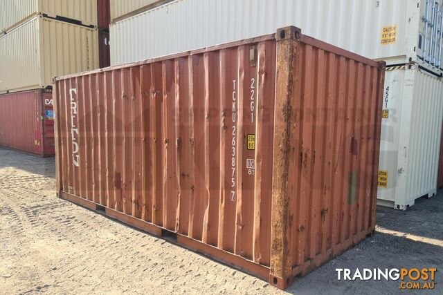 20' STANDARD HEIGHT SHIPPING CONTAINER - in Millmerran