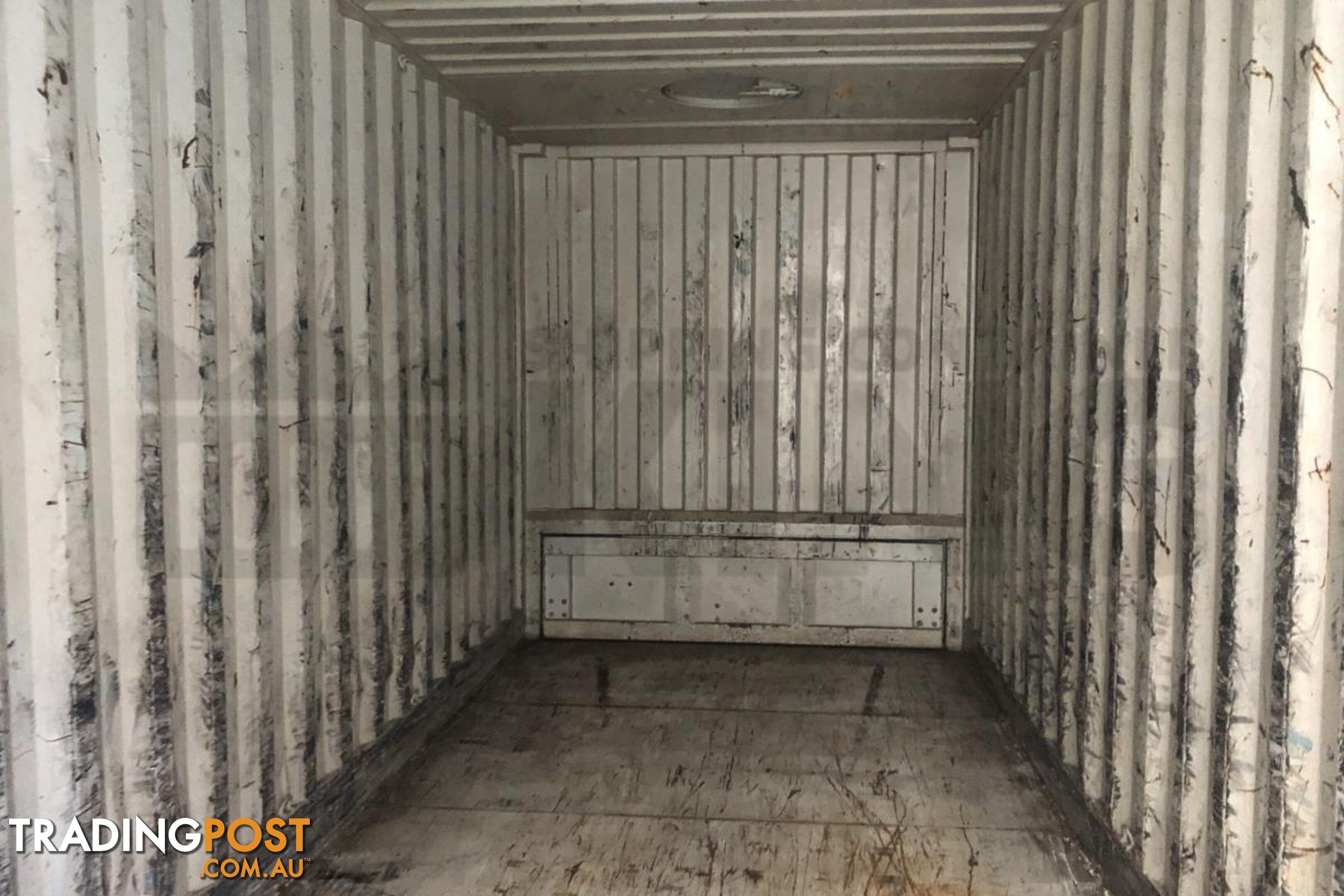 20' HIGH CUBE BULKER SHIPPING CONTAINER (STEEL FLOOR WITH ROOF HATCHES, 2 PALLETS WIDE) - in Rockhampton