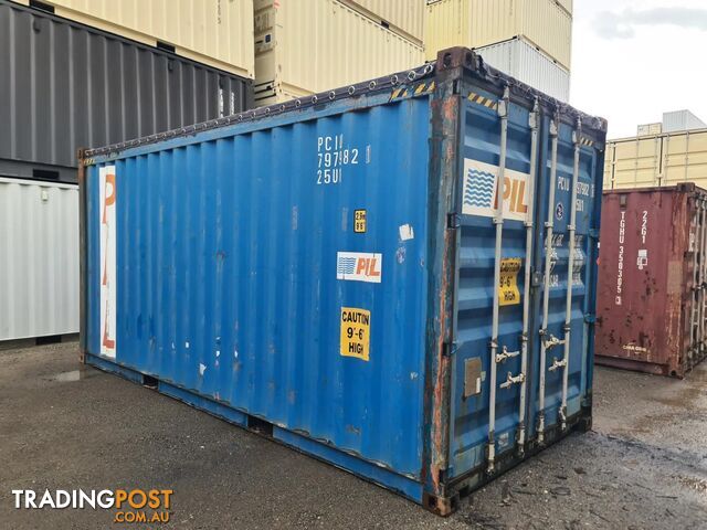 USED 20FT HIGH CUBE OPEN TOP CONTAINER W' TARP AND BOWS