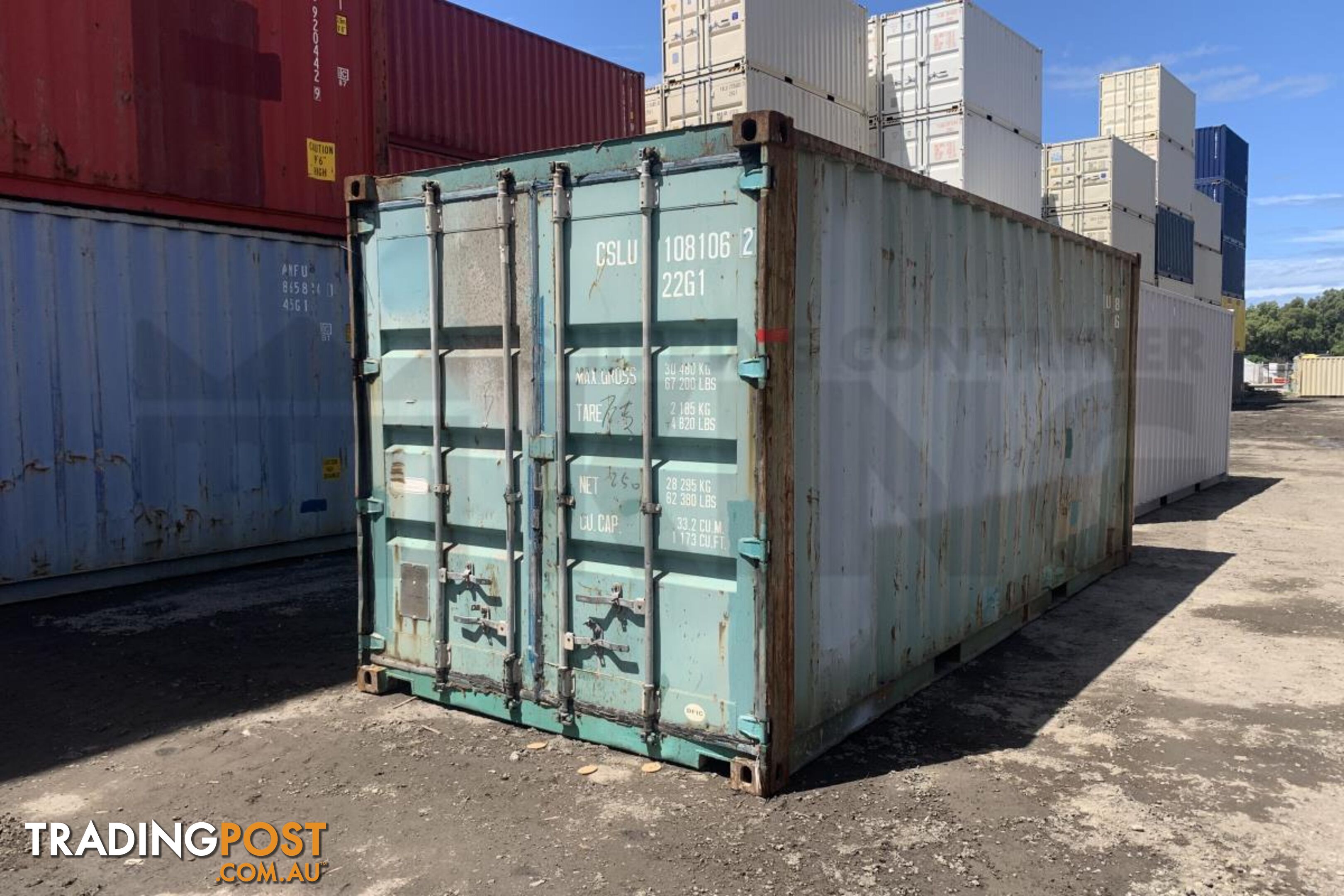 20' STANDARD HEIGHT SHIPPING CONTAINER (AS-IS CONDITION) - in Lismore