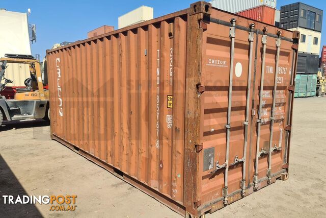 20' STANDARD HEIGHT SHIPPING CONTAINER - in Brisbane