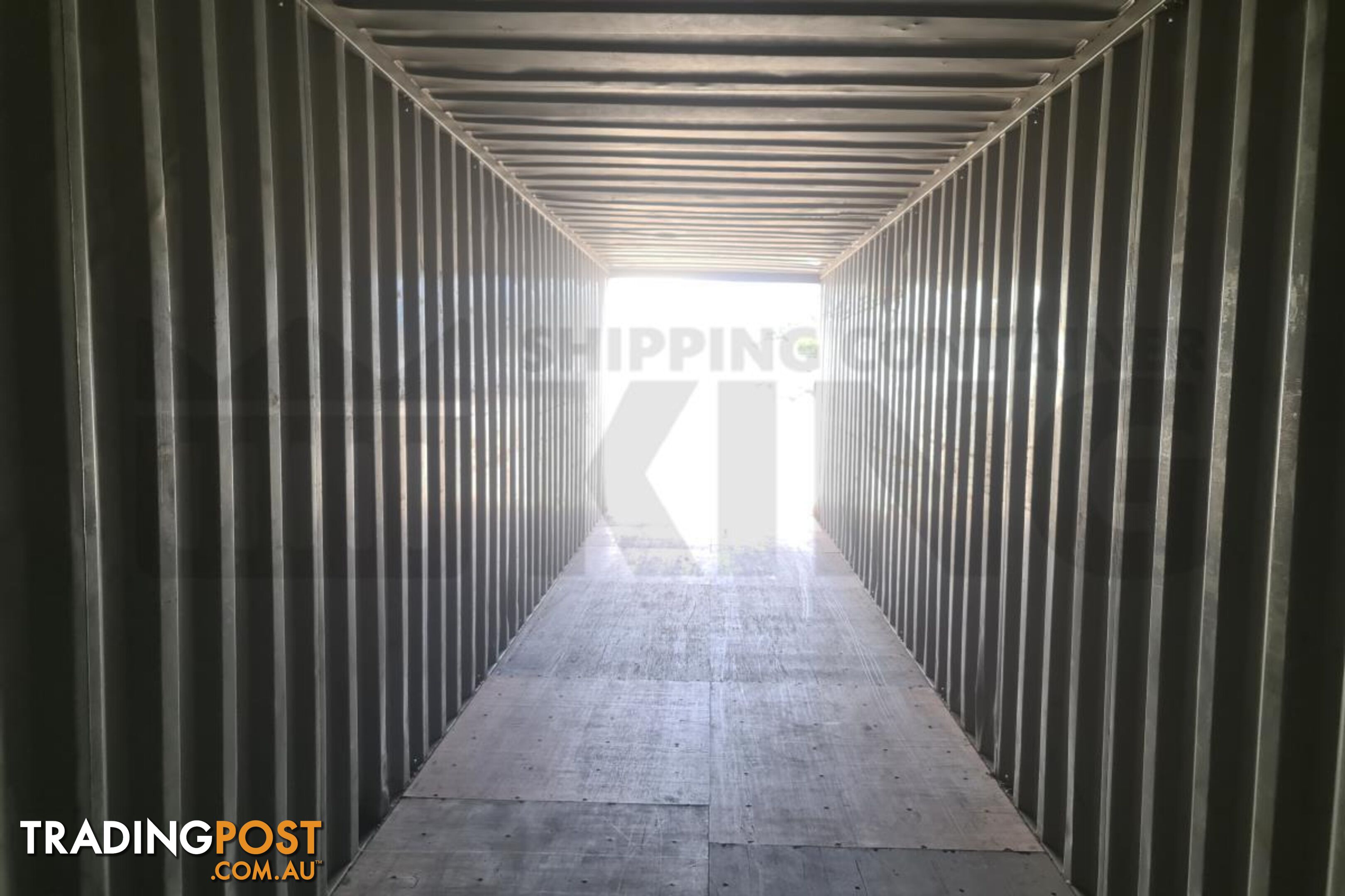 40' HIGH CUBE SHIPPING CONTAINER - in Emerald