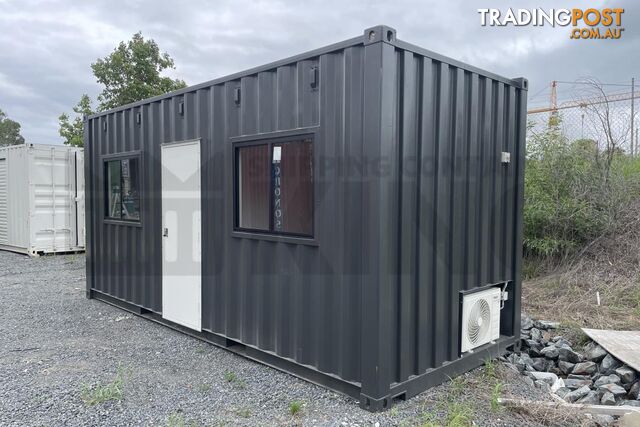 20' SHIPPING CONTAINER OFFICE "BANKSIA" (MID END) - in MacKay