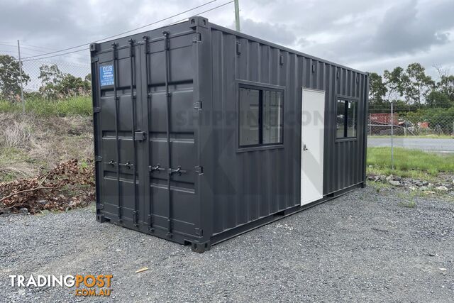 20' SHIPPING CONTAINER OFFICE "BANKSIA" (MID END) - in MacKay