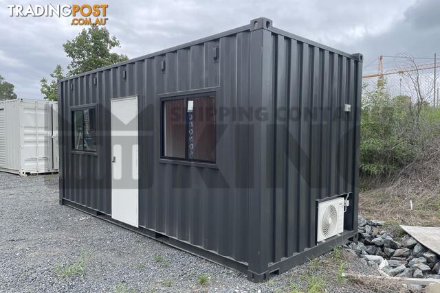 20' SHIPPING CONTAINER OFFICE "BANKSIA" (MID END) - in MacKay