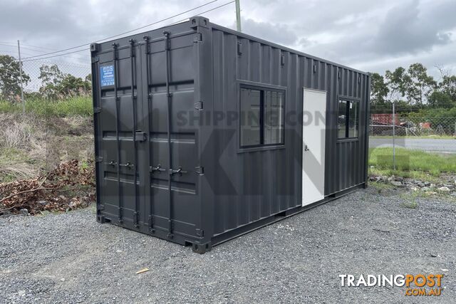 20' SHIPPING CONTAINER OFFICE "BANKSIA" (MID END) - in MacKay