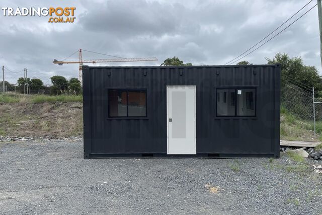 20' SHIPPING CONTAINER OFFICE "BANKSIA" (MID END) - in MacKay