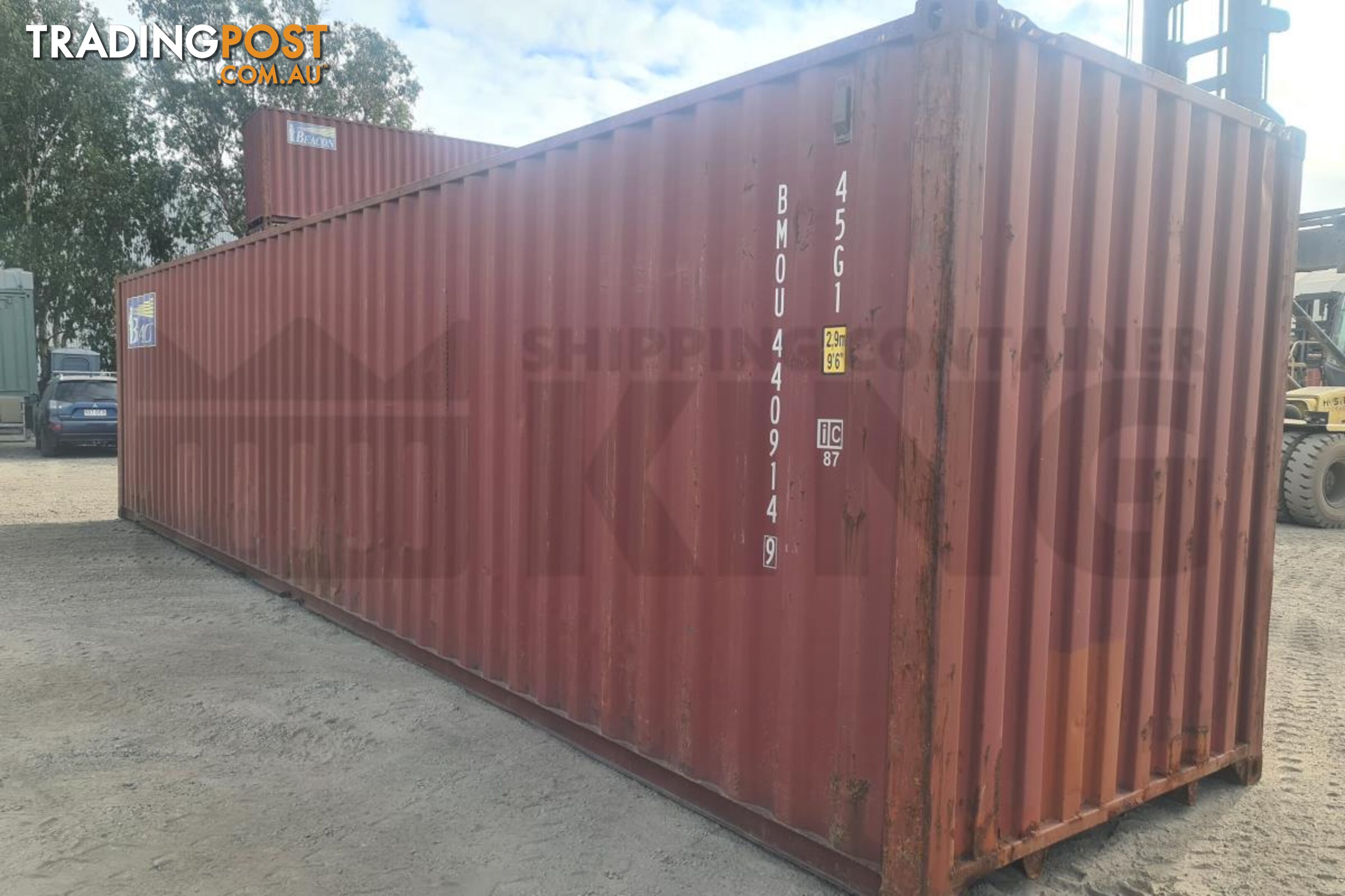 40' HIGH CUBE SHIPPING CONTAINER - in MacKay