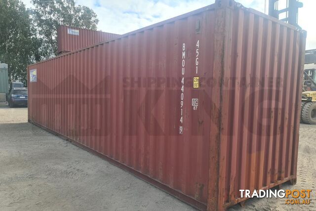 40' HIGH CUBE SHIPPING CONTAINER - in MacKay