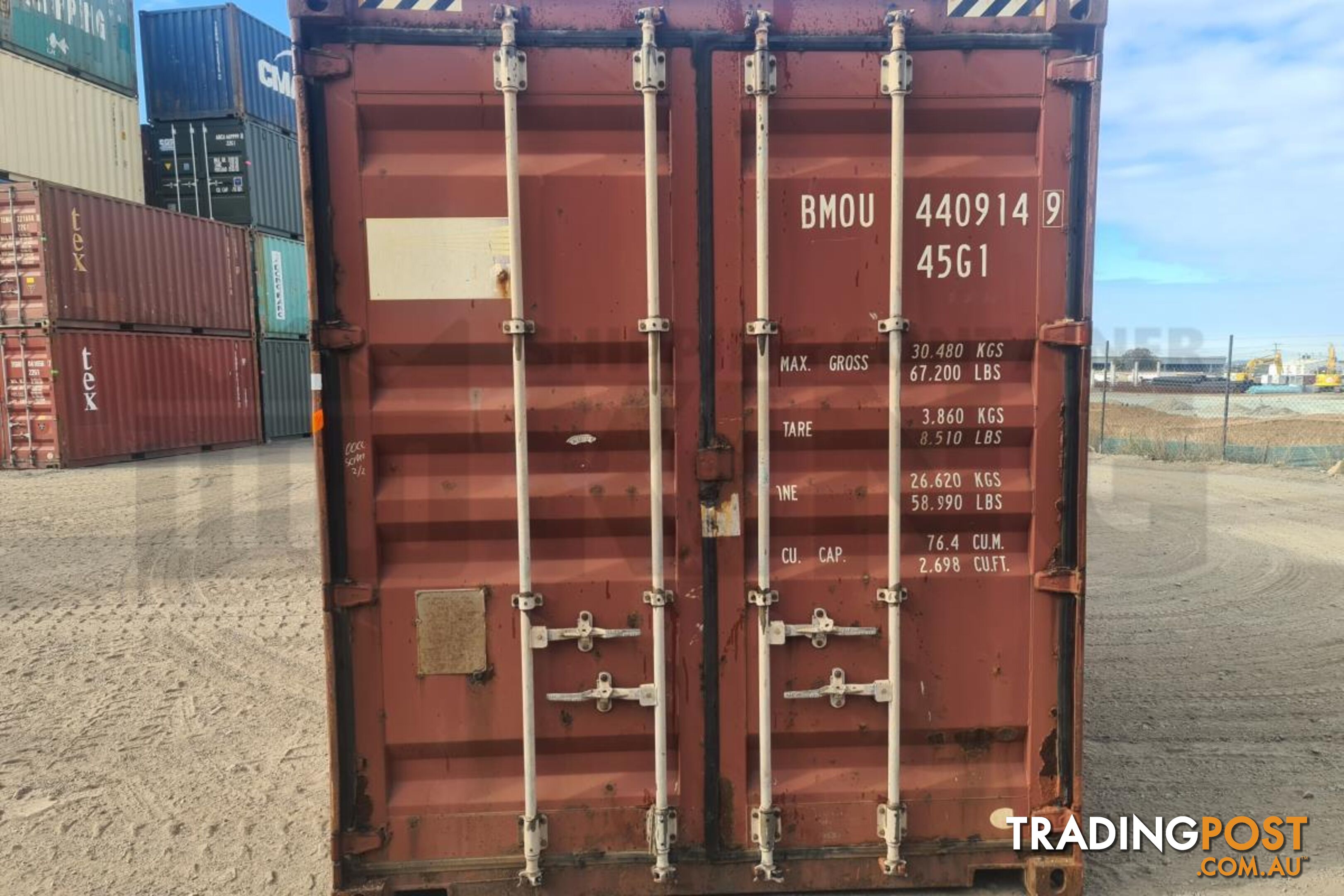 40' HIGH CUBE SHIPPING CONTAINER - in MacKay