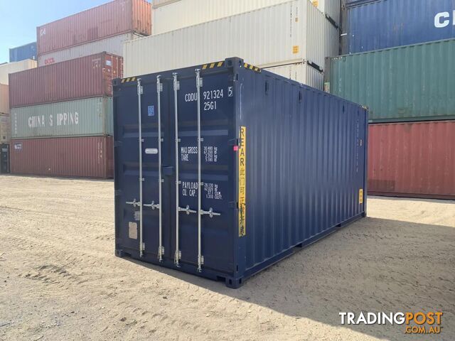 20FT HIGH CUBE SHIPPING CONTAINER W' DOORS BOTH ENDS