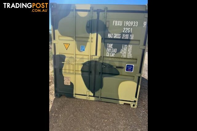 20' STANDARD HEIGHT SHIPPING CONTAINER (CAMOUFLAGE) - in Rockhampton