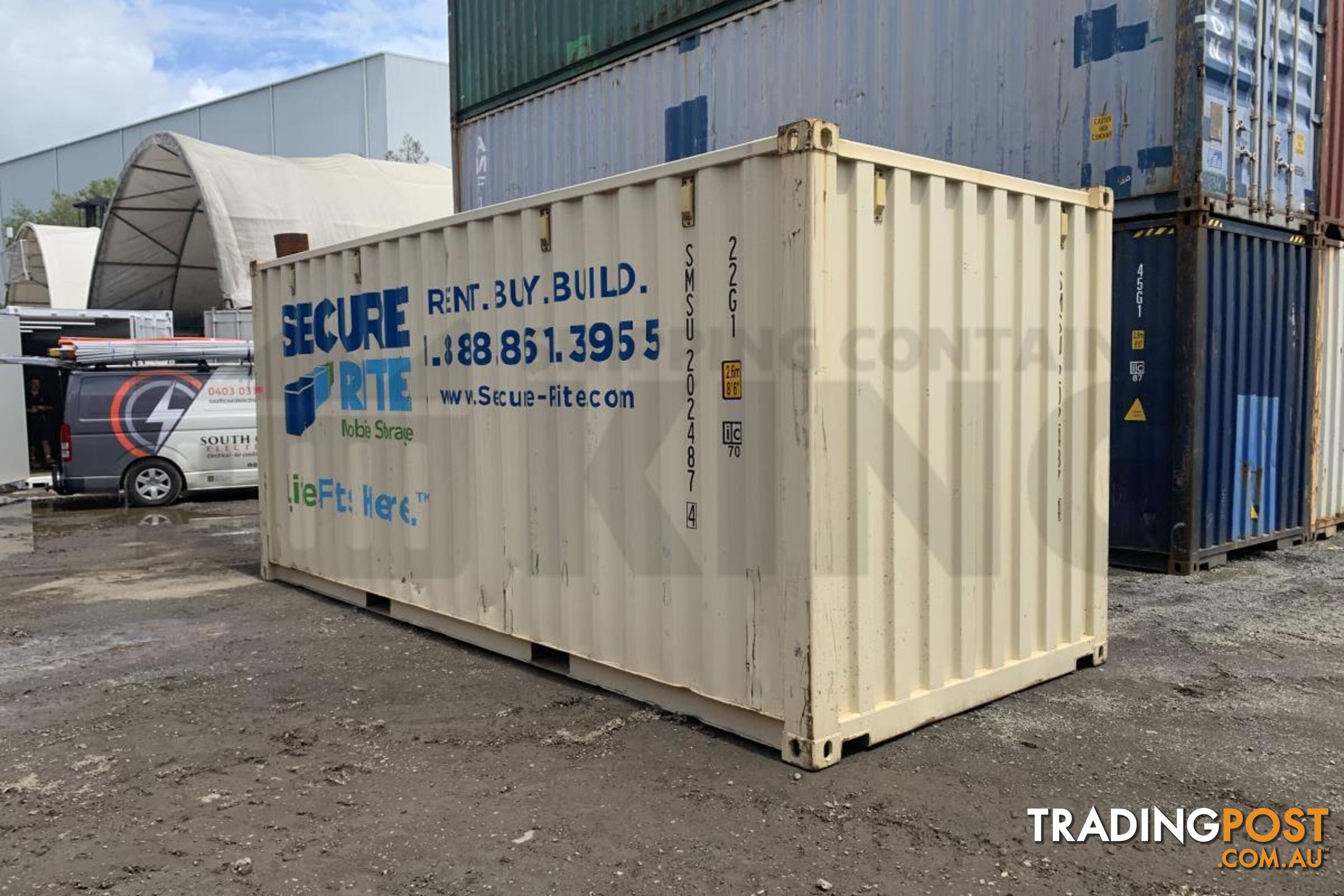 20' STANDARD HEIGHT SHIPPING CONTAINER - in Brisbane