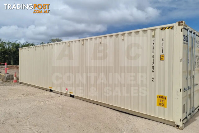 40' HIGH CUBE SHIPPING CONTAINER - in Townsville