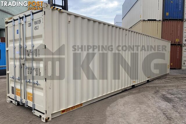 40' HIGH CUBE SHIPPING CONTAINER (DOORS BOTH ENDS) - in Brisbane