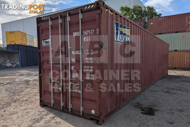 40' HIGH CUBE SHIPPING CONTAINER - photo 1 of 25