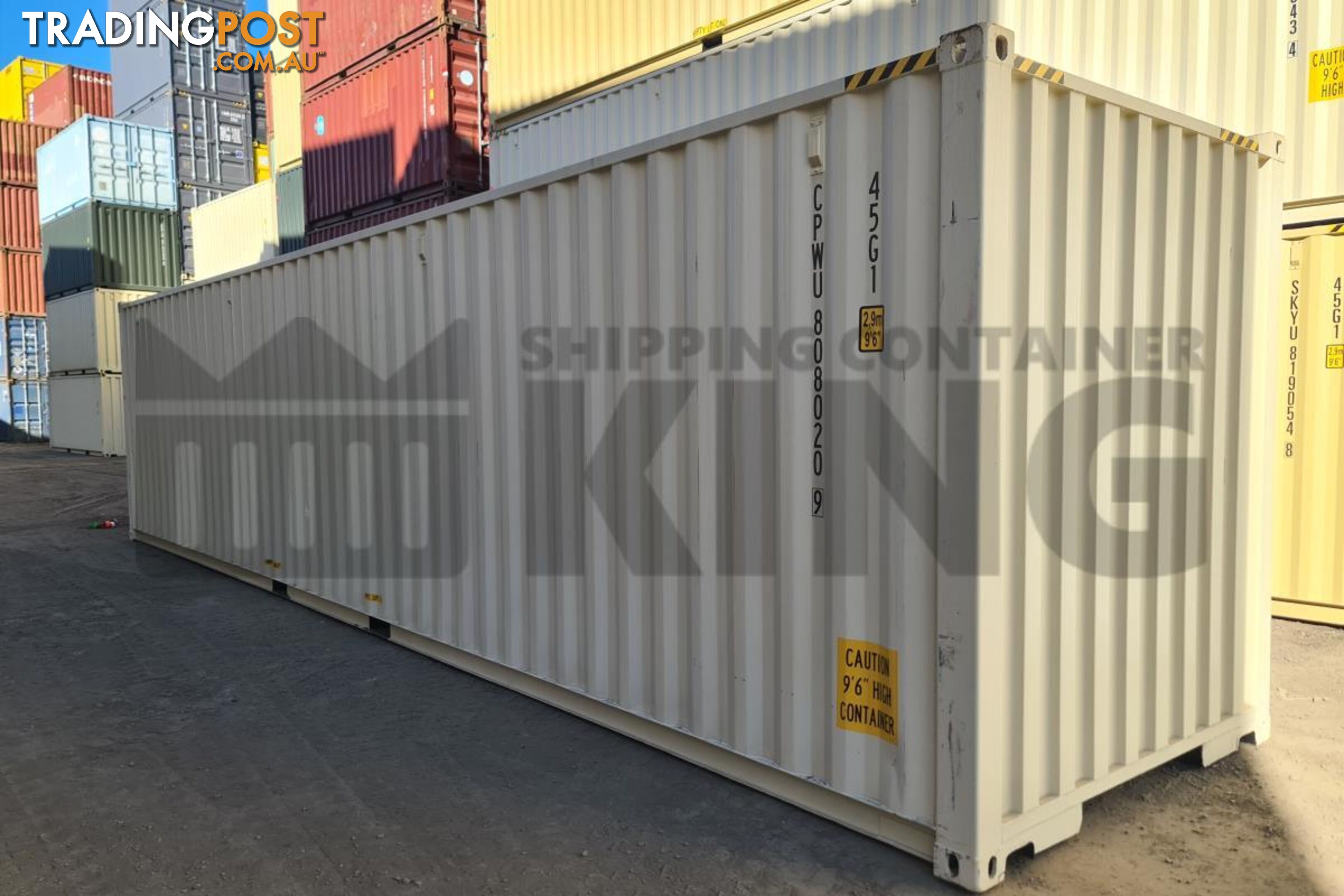 40' HIGH CUBE SHIPPING CONTAINER