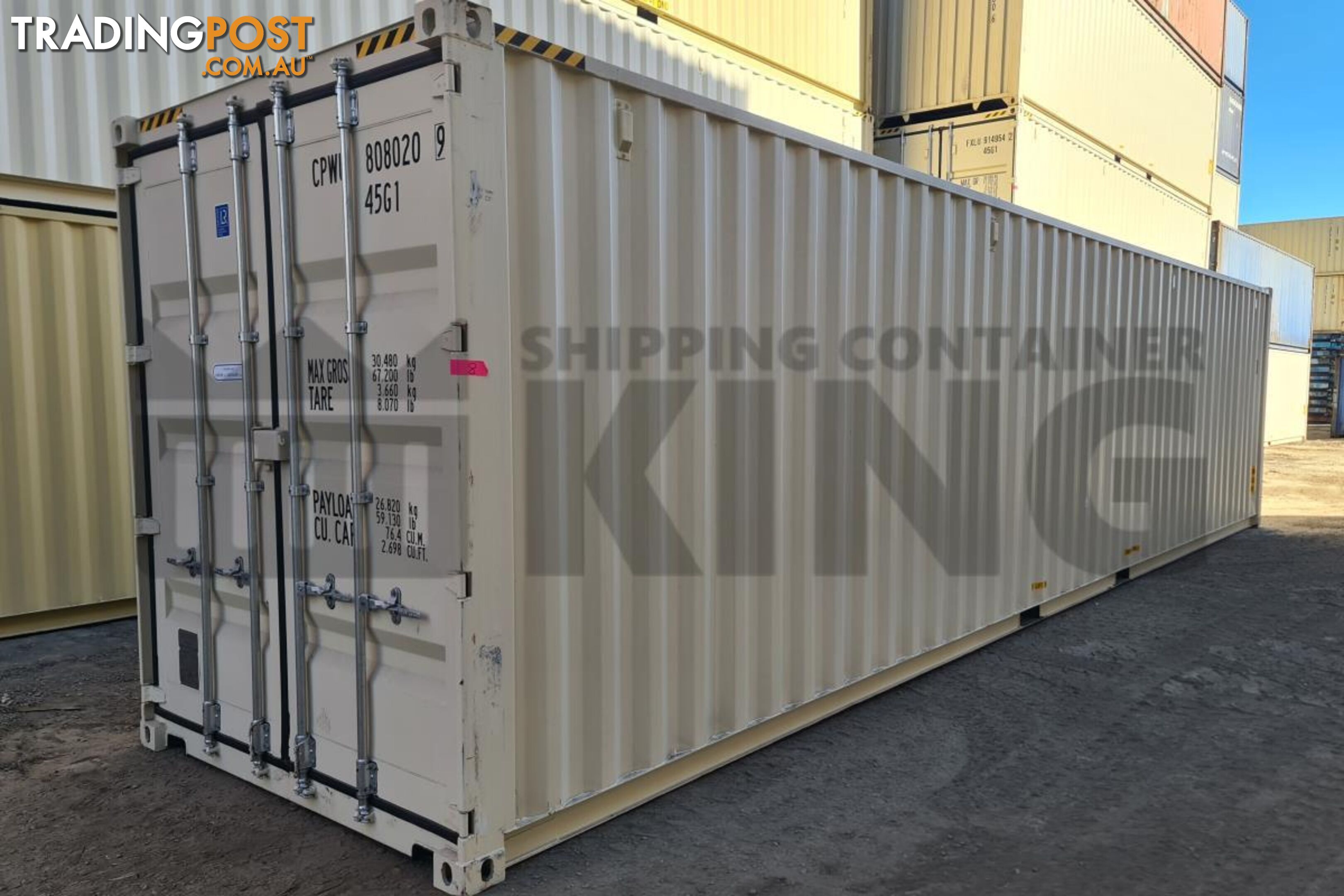 40' HIGH CUBE SHIPPING CONTAINER