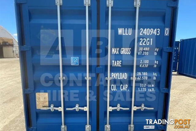 20' STANDARD HEIGHT SHIPPING CONTAINER