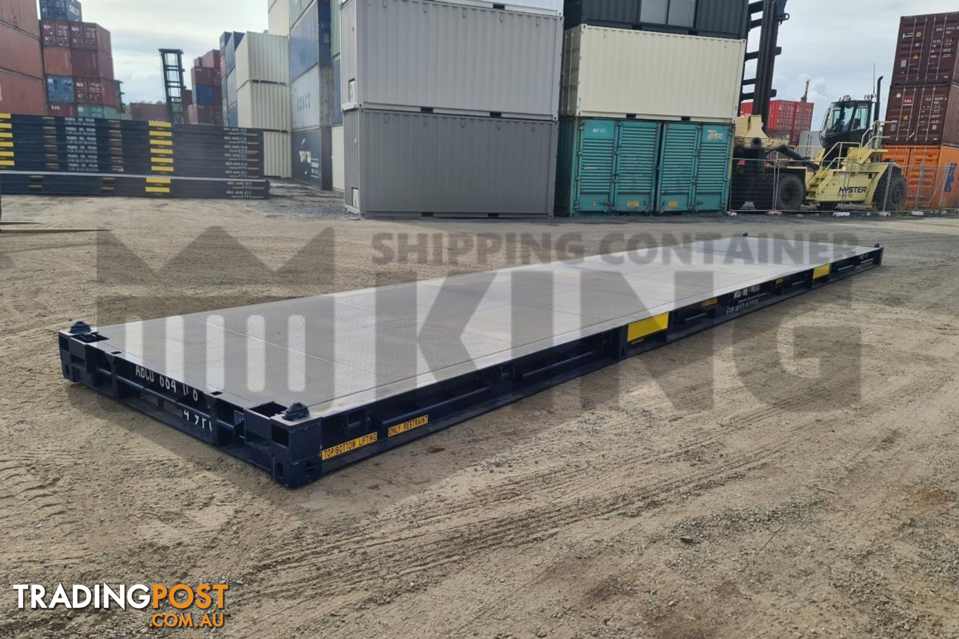 40' PLATFORM 316MM BASE DEPTH SHIPPING CONTAINER (BUILT IN TWIST LOCK) - in Brisbane