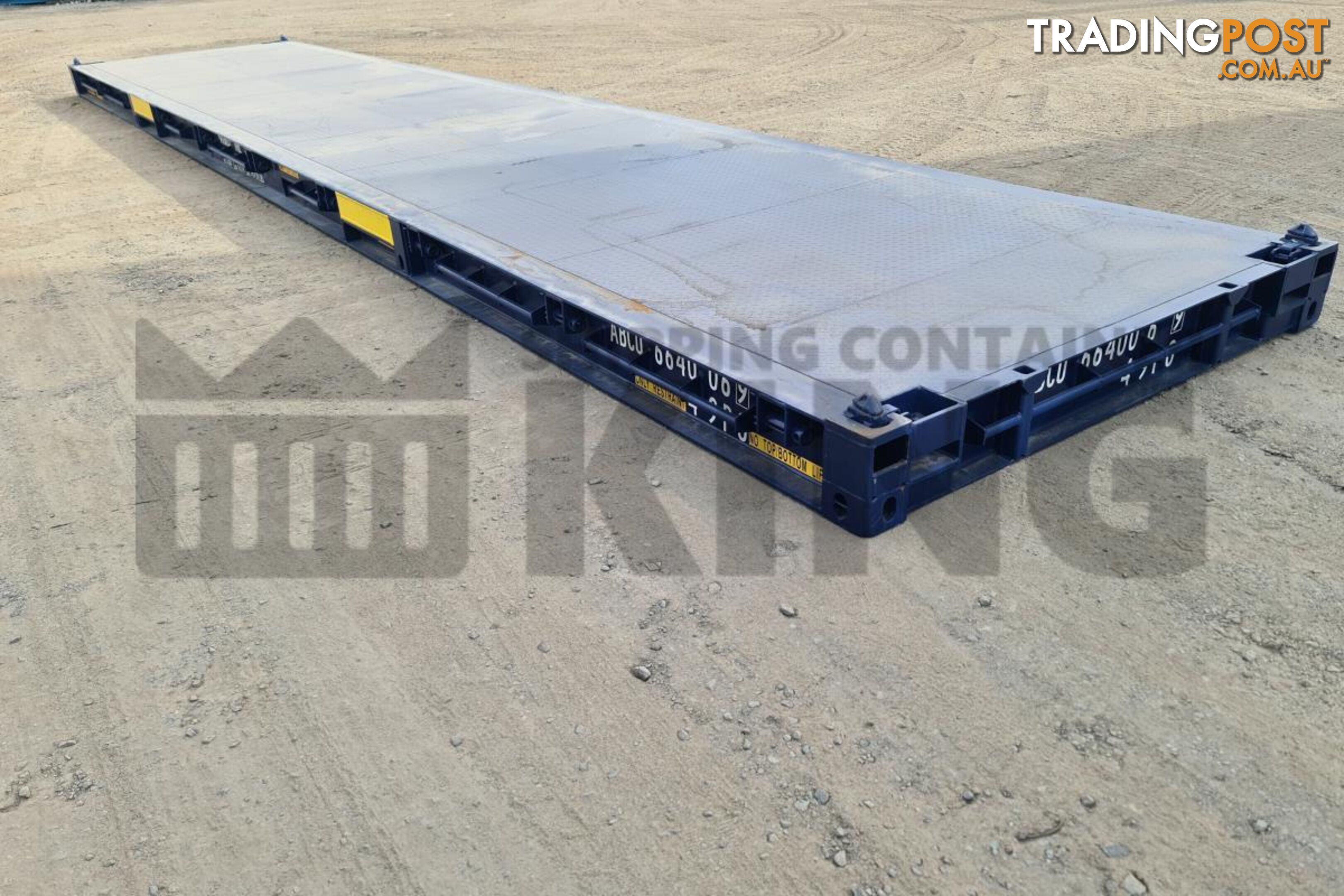 40' PLATFORM 316MM BASE DEPTH SHIPPING CONTAINER (BUILT IN TWIST LOCK) - in Brisbane