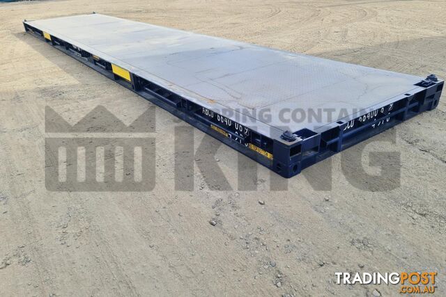 40' PLATFORM 316MM BASE DEPTH SHIPPING CONTAINER (BUILT IN TWIST LOCK) - in Brisbane