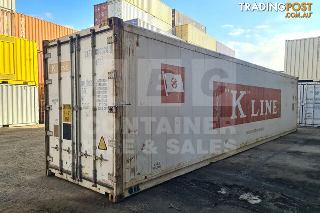 40' HIGH CUBE REFRIGERATED "REEFER" SHIPPING CONTAINER (NON-OPERATIONAL)