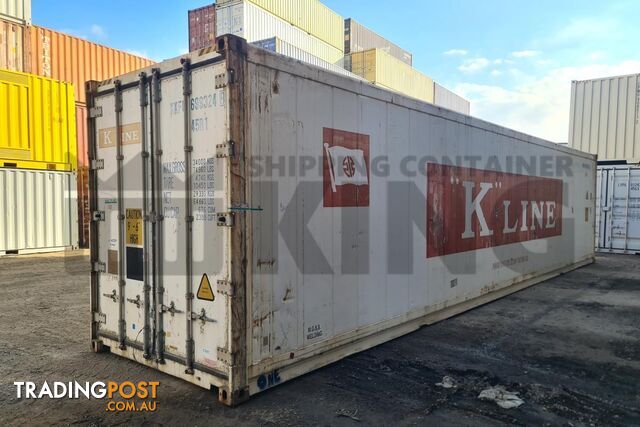 40' HIGH CUBE REFRIGERATED "REEFER" SHIPPING CONTAINER (NON-OPERATIONAL)