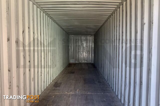 40' HIGH CUBE SHIPPING CONTAINER - in Chinchilla