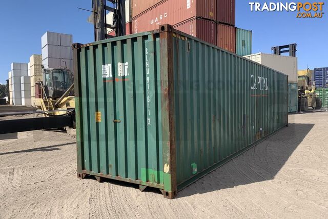 40' HIGH CUBE SHIPPING CONTAINER - in Chinchilla