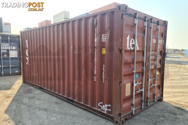 20' STANDARD HEIGHT SHIPPING CONTAINER - in Brisbane