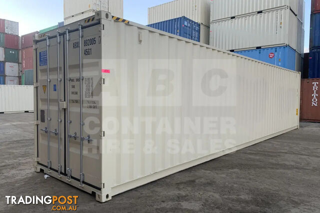 40' HIGH CUBE SHIPPING CONTAINER (STEEL FLOOR)