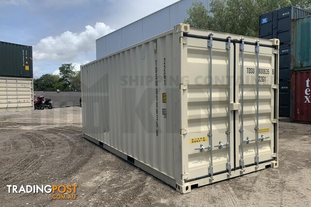 20' STANDARD HEIGHT SHIPPING CONTAINER (DOORS BOTH ENDS) - in Brisbane
