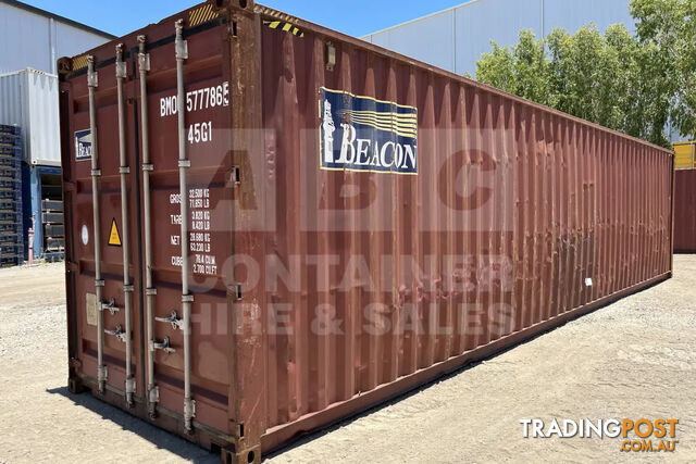 40' HIGH CUBE SHIPPING CONTAINER