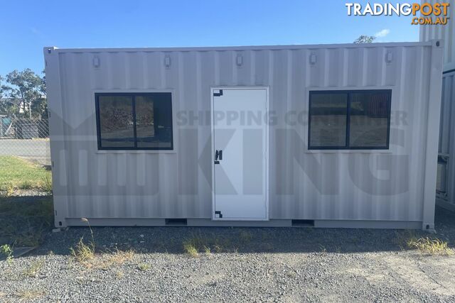 20' SHIPPING CONTAINER OFFICE "BANKSIA" (MID END) - in Brisbane