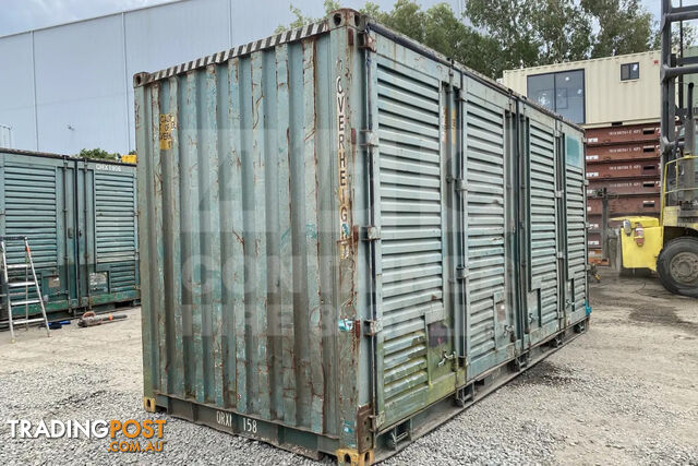 20' HIGH CUBE RAIL CART SHIPPING CONTAINER (DOORS BOTH SIDES)