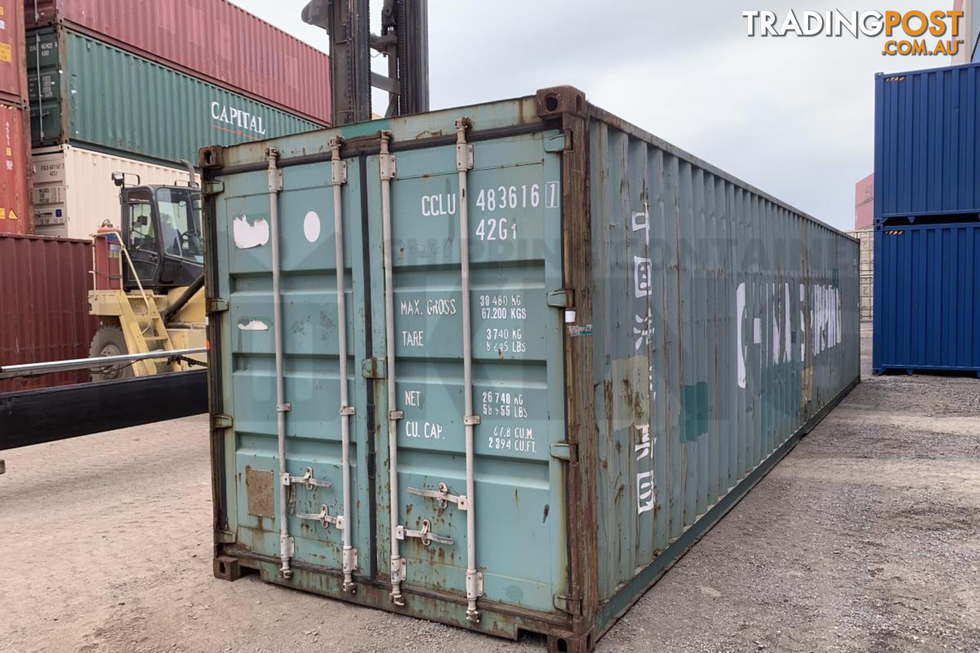 40' STANDARD HEIGHT SHIPPING CONTAINER - in Rockhampton